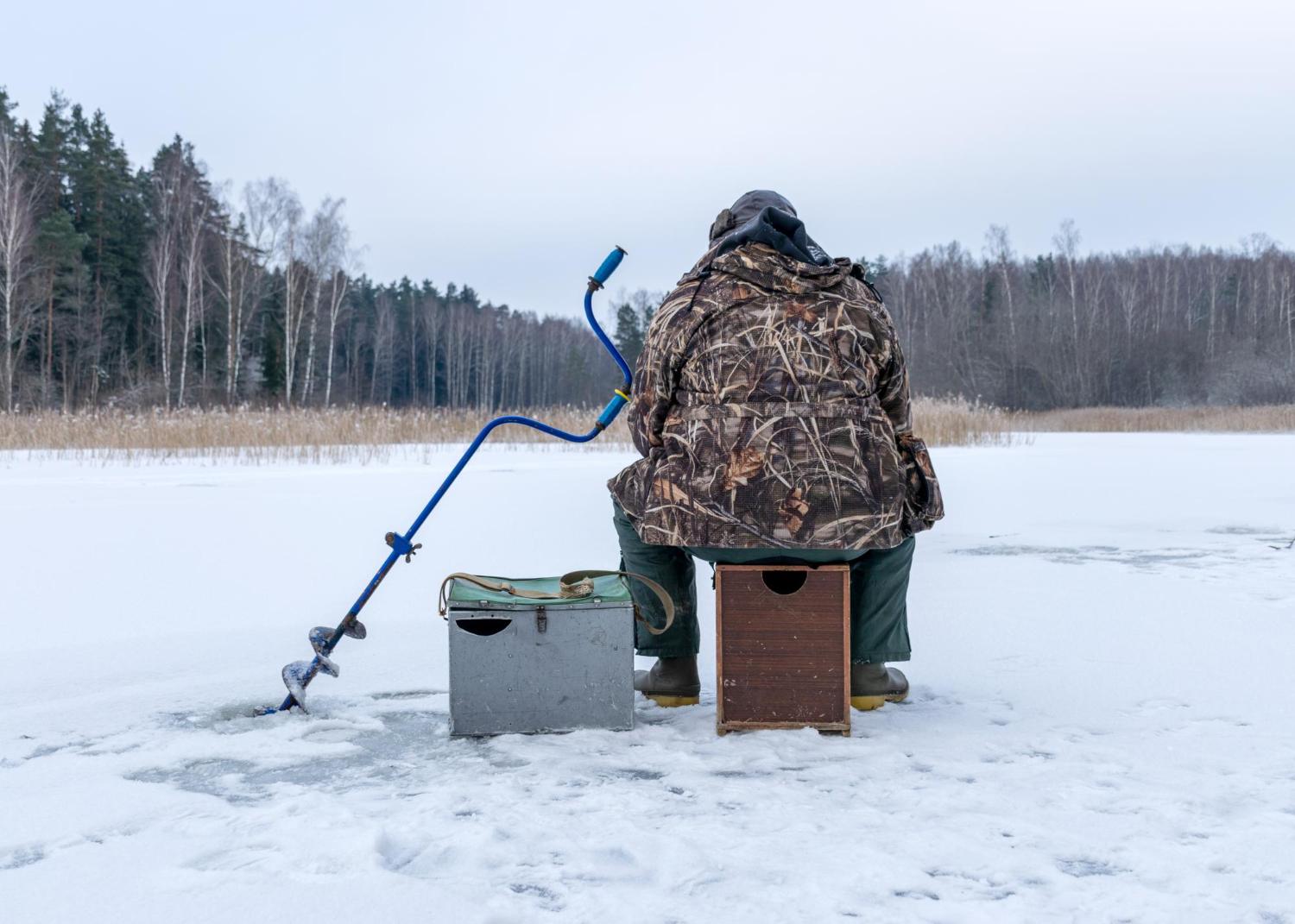 Onde os peixes ativos são encontrados com mais frequência no inverno.